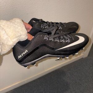 Nike Alpha Black Athletic Cleats